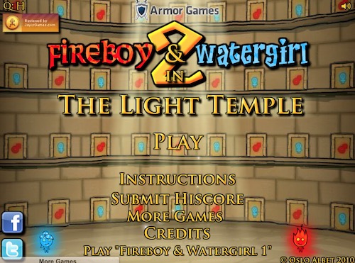 FireBoy and WaterGirl 2 - DoomsPlay Games