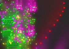 neon rabbits