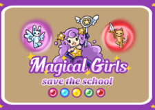 magical girl save the school