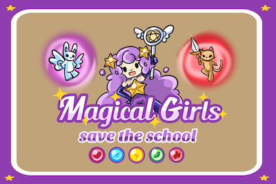 magical girl save the school